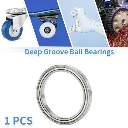 6810ZZ Deep Groove Ball Bearing for Scooter Skateboard Wheel (50x65x7mm)