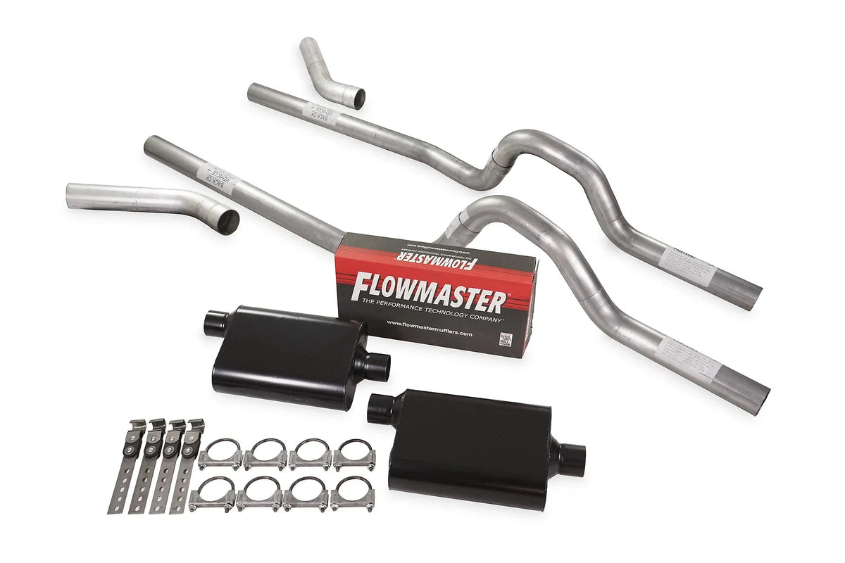 Dual Exhaust Kit 3" Flowmaster Super 44 for GM C/K 10 1/2 Ton (1981–1987)