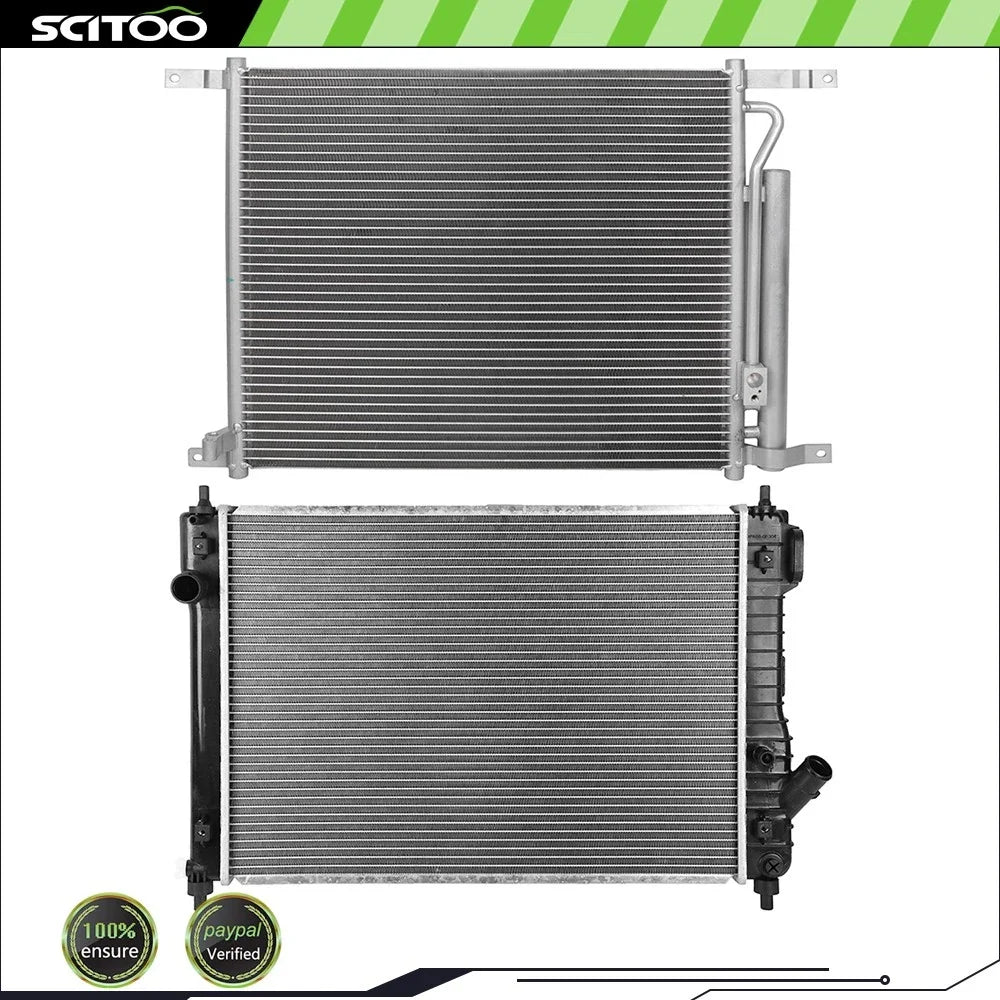 Radiator and A/C Condenser for Chevrolet Aveo5, Pontiac G3 (2009–2011)