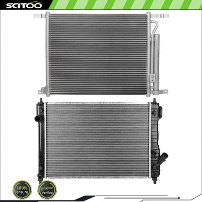 Radiator and A/C Condenser for Chevrolet Aveo5, Pontiac G3 (2009–2011)