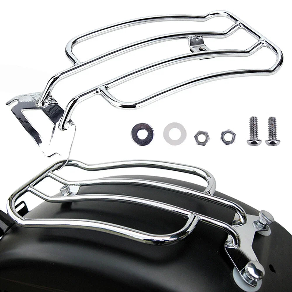Rear Solo Seat Luggage Rack for Harley Touring Road Electra Glide (1998–2008)