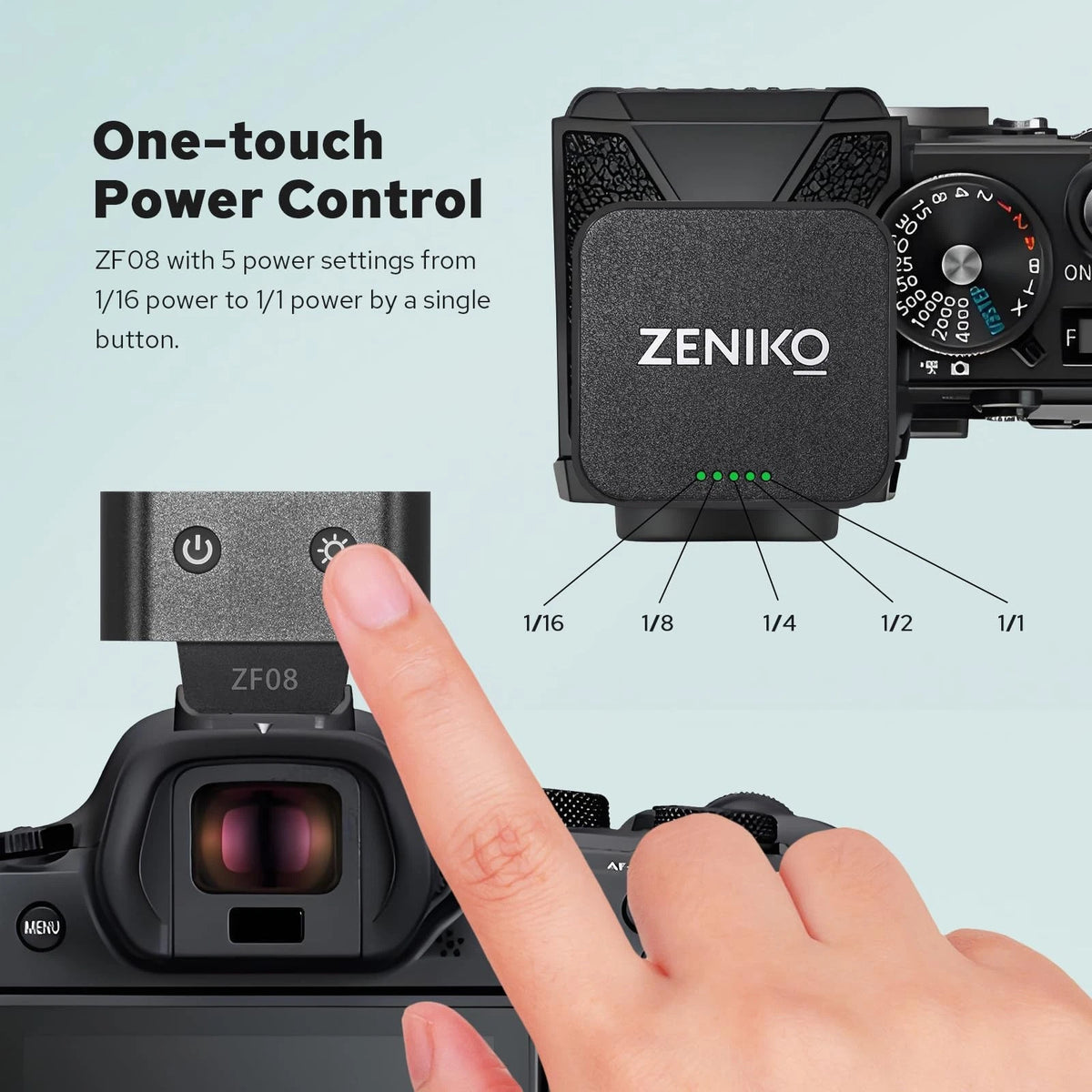 Zeniko ZF08 Mini Flash Speedlite for Camera