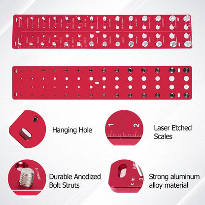 28 Thread Identifier Gauge for Inch and Metric Screws