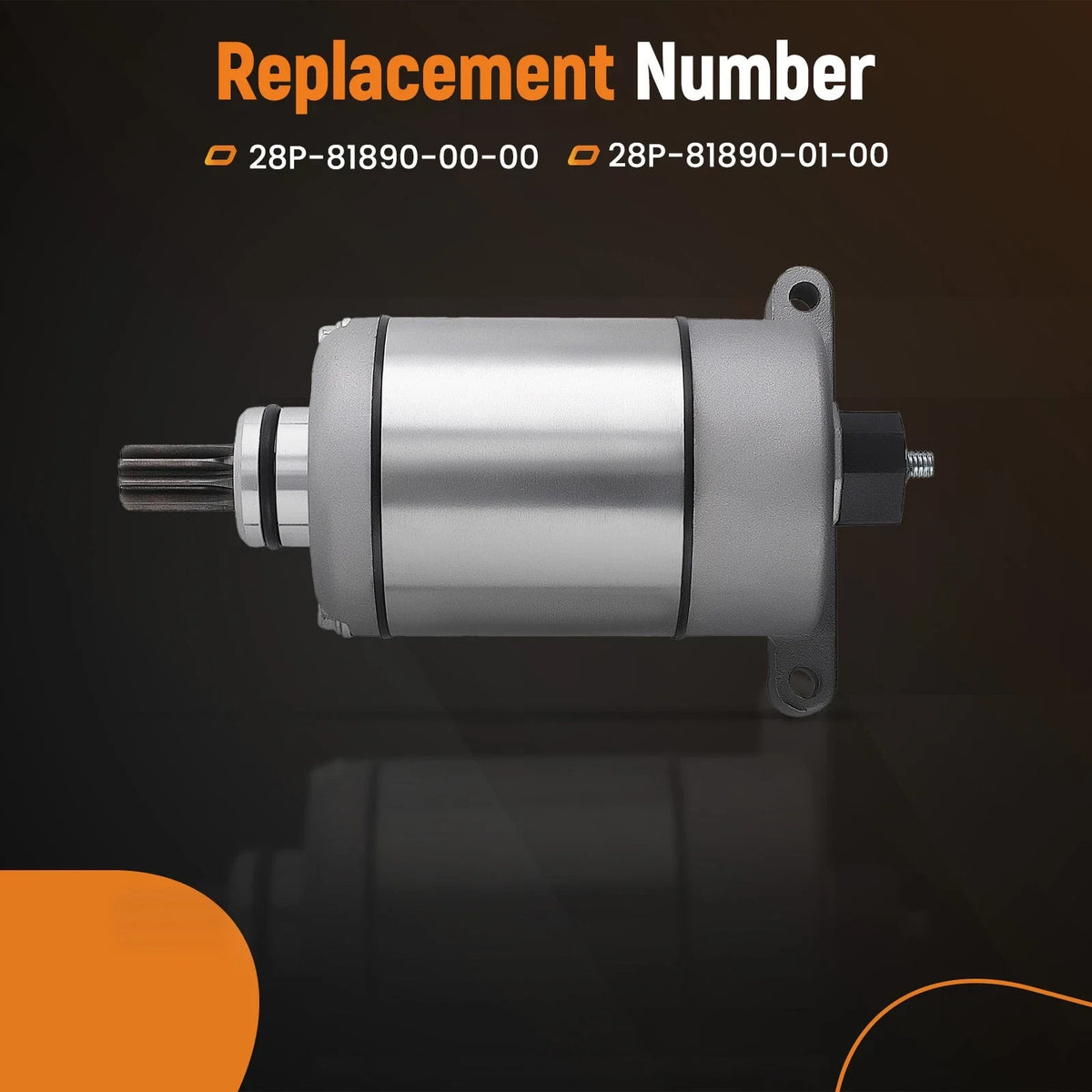 9 Teeth Starter Motor for Yamaha Grizzly 550 700 (2009–2023) 28P-81890-00-00