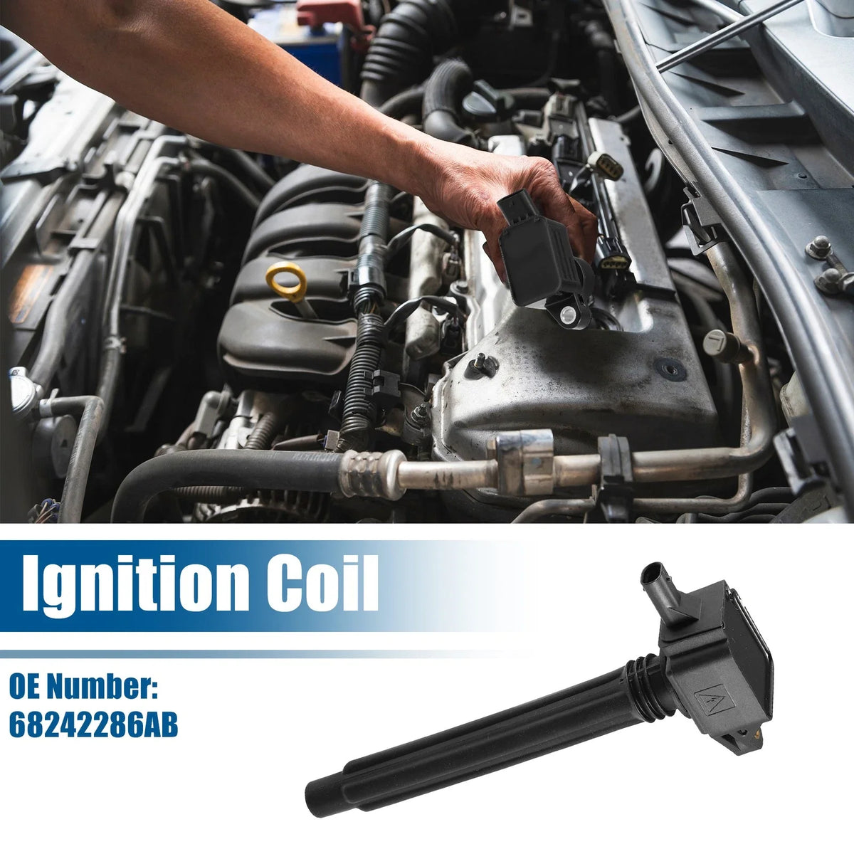 Ignition Coil No. 68242286AB for Jeep Cherokee (2014–2021) & Ram ProMaster City (2015–2021)