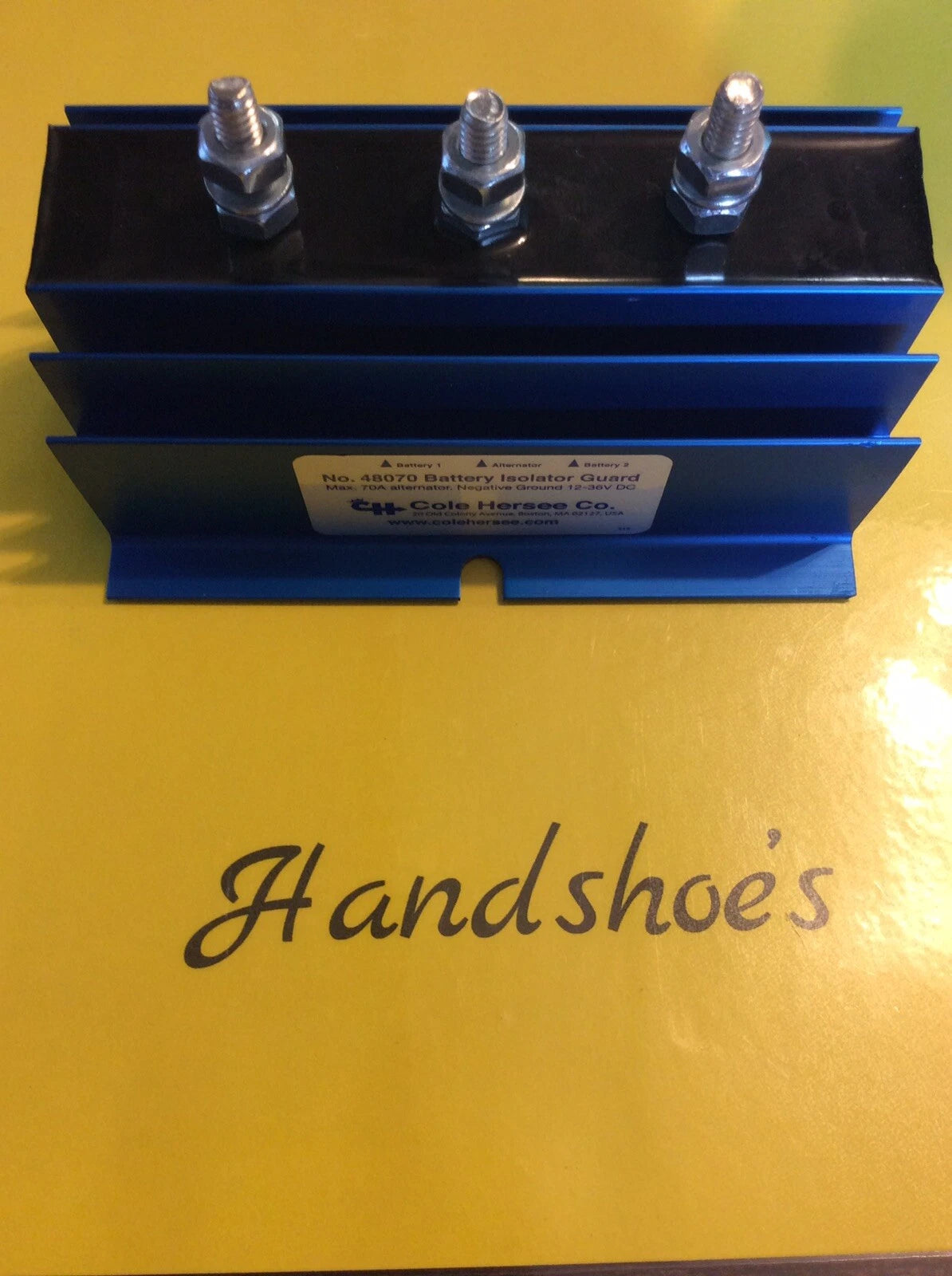 Battery Isolator 70A for COLE HERSEE (12-36V DC) - Part 48070
