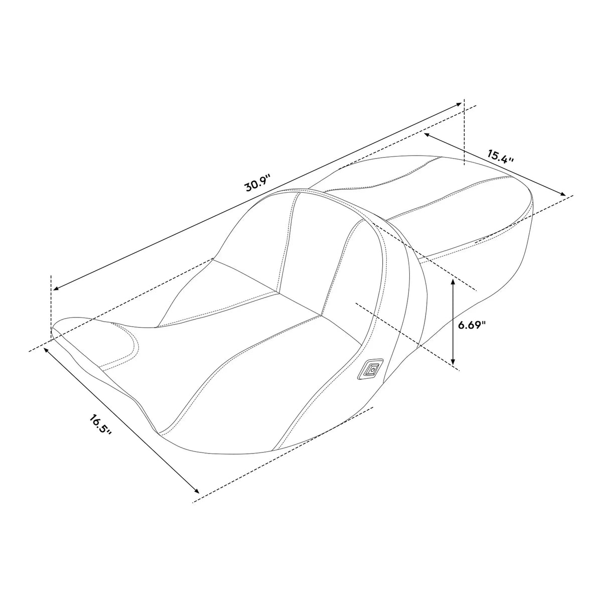 Heated Seat for Harley Street Road Glide (2009–2023)