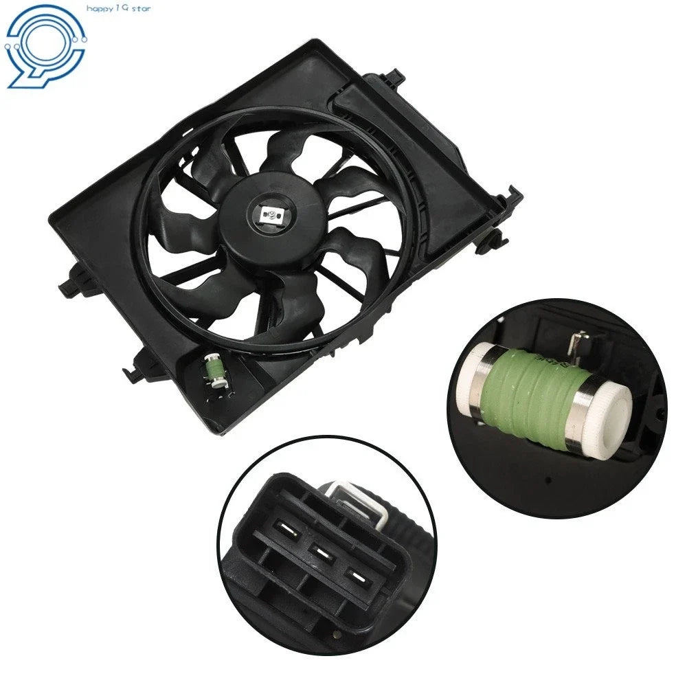 Radiator Cooling Fan for Hyundai Accent, Kia Rio (2018–2022)