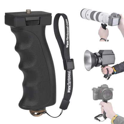 Ergonomic Pistol Grip for DSLR Mirrorless Cameras