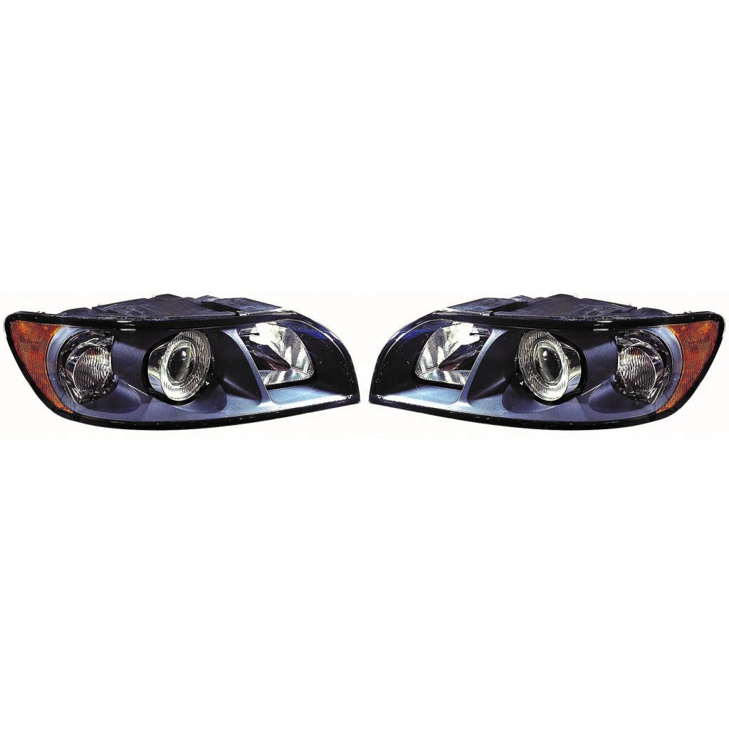 Headlight Pair for Volvo V50 (2005–2007) PLX-M0-373-1111L-AC-CL360A56, VO2502117, VO2503117