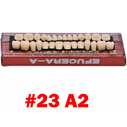 5 Set Dental Acrylic Resin Denture A2 A3 Shade Full Set Upper Lower