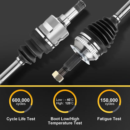 2X CV Axle Shaft Assembly for Honda Accord (1998–2002) 44010S84A00, 44010S84A50