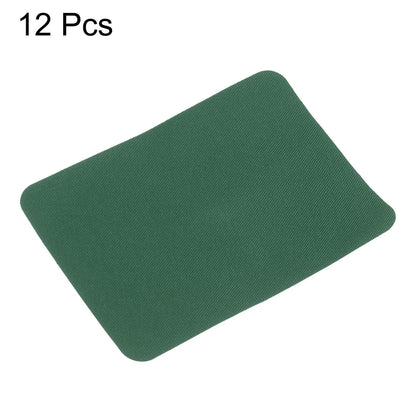 12Pcs Iron on Patches for Clothing Repair 4.9" x 3.7" Black Green