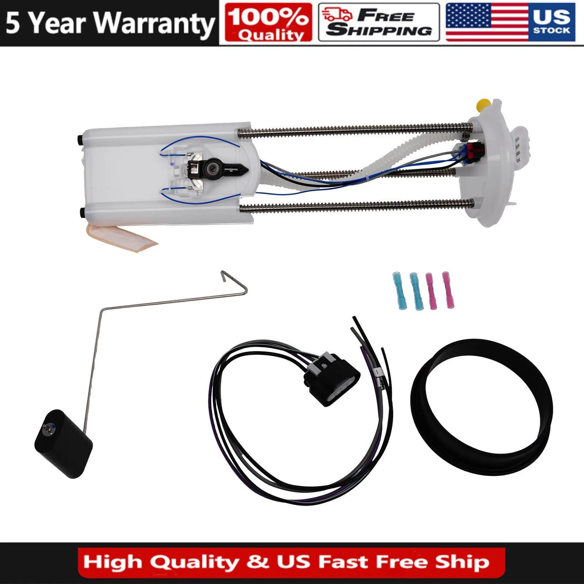 Fuel Pump Module Assembly for Chevy Silverado GMC Sierra 1500 2500 3500 (19121627 19121632 25315817 E3501M P574M)