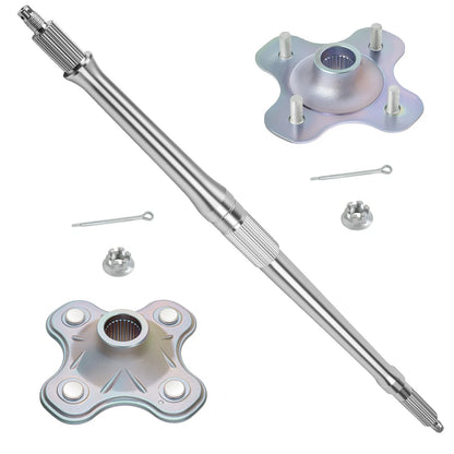 Rear Axle Shaft with Left/Right Wheel Hub Kit for Yamaha Big Bear 400 (2000–2006)