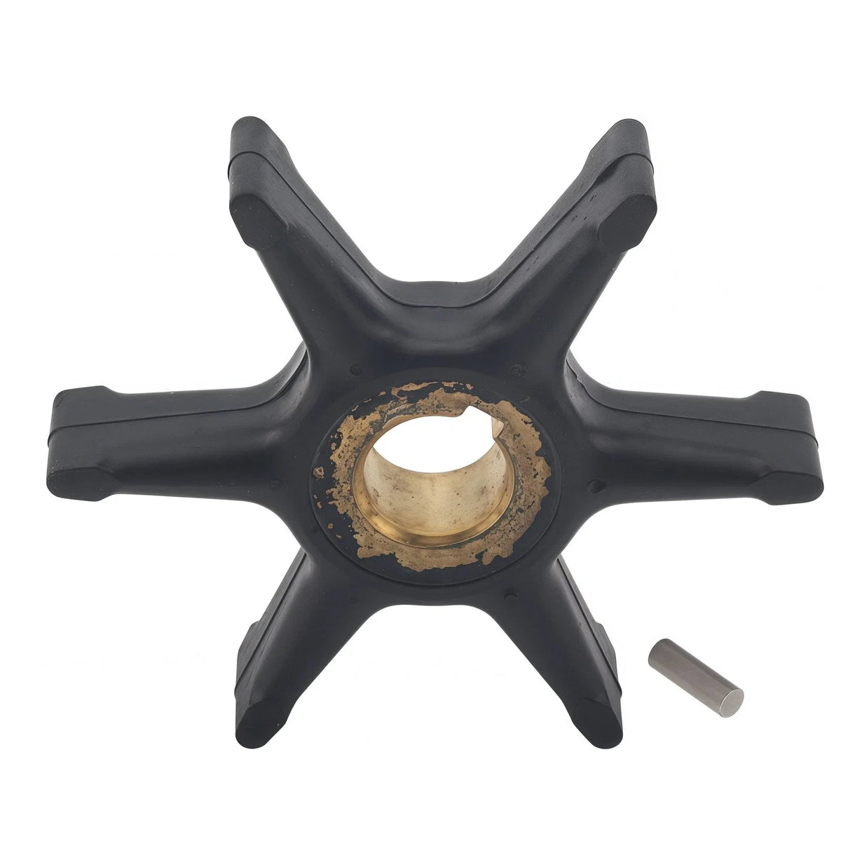 Water Pump Impeller & Pin for Evinrude Johnson Outboard (10-25 HP)