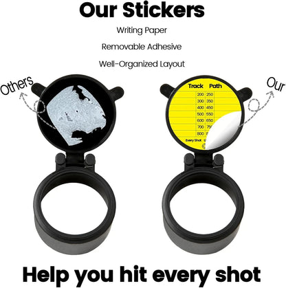 Sticker Pack for Twizz Scope (Removable, Writable, Yellow + Green)