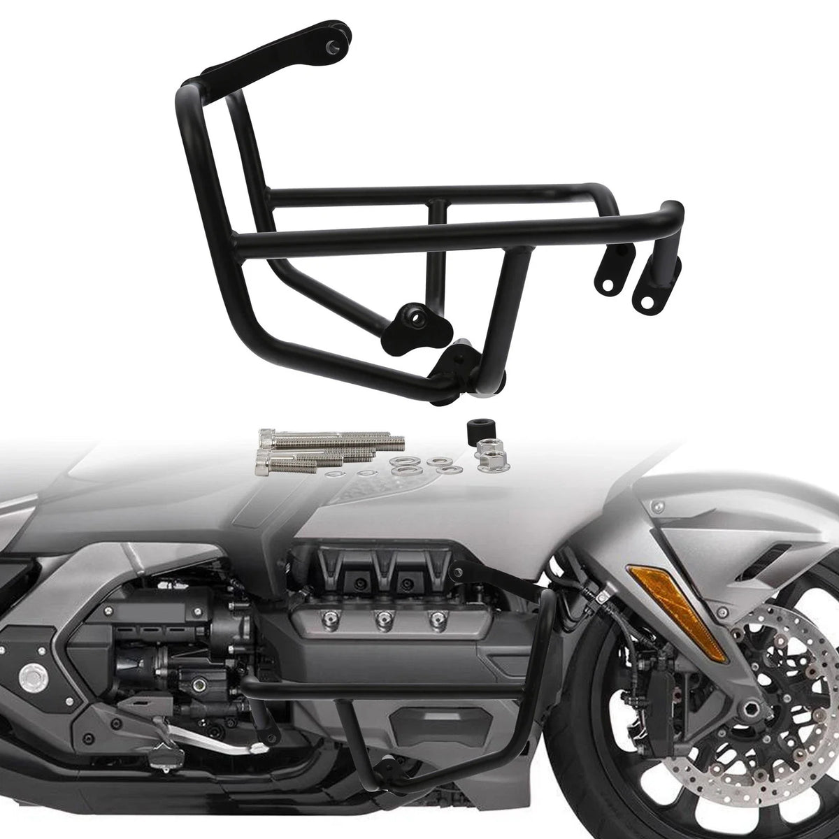Engine Guard Crash Bars for Honda Goldwing GL1800 (2018–2025) Chrome/Black