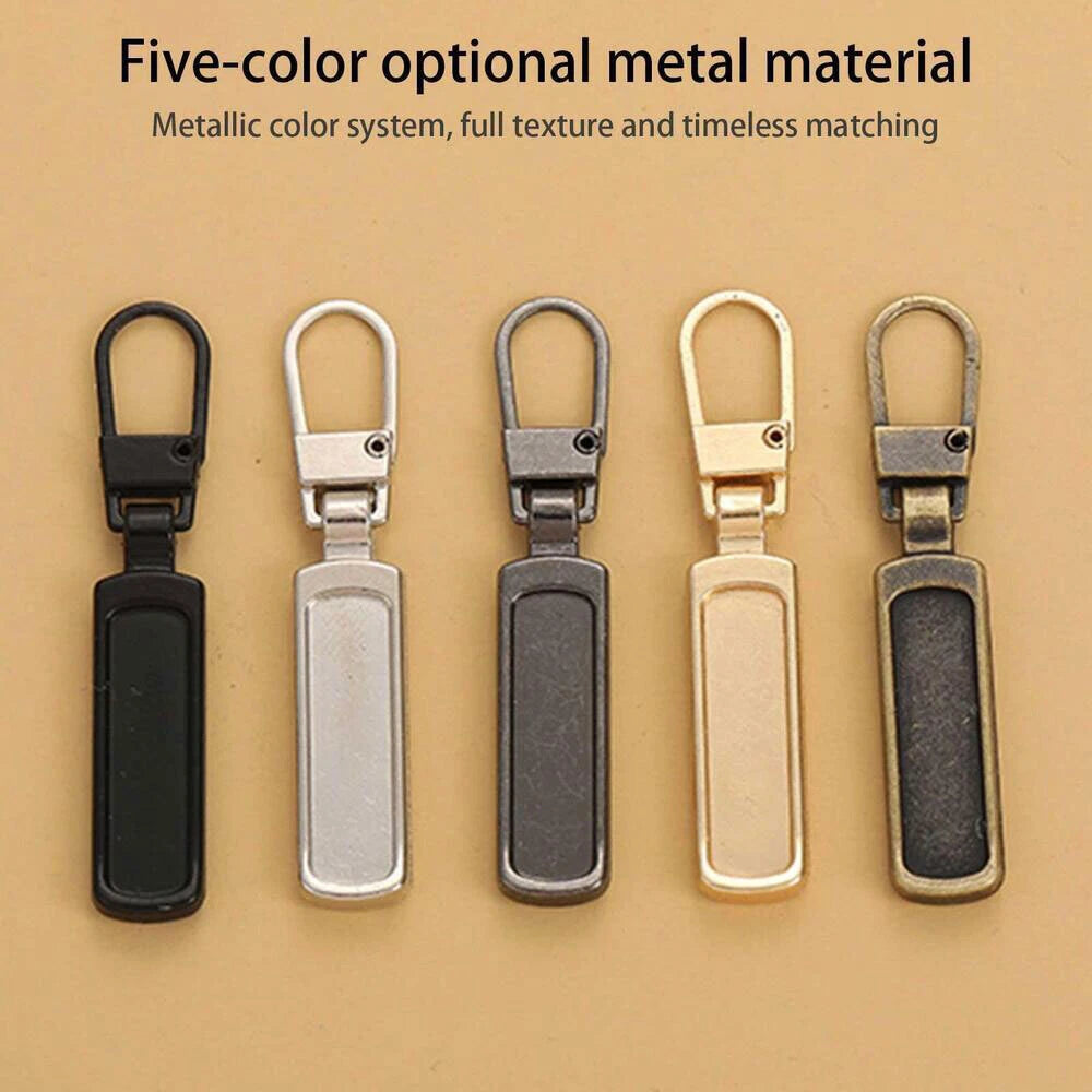 10/20 PCS Replacement Molded Slider Fix Zipper Repair Pull Tab Kit for