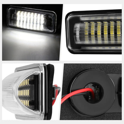 Nuvision White LED License Plate Lights for Subaru BRZ/Impreza/Legacy/WRX (2010–2020)