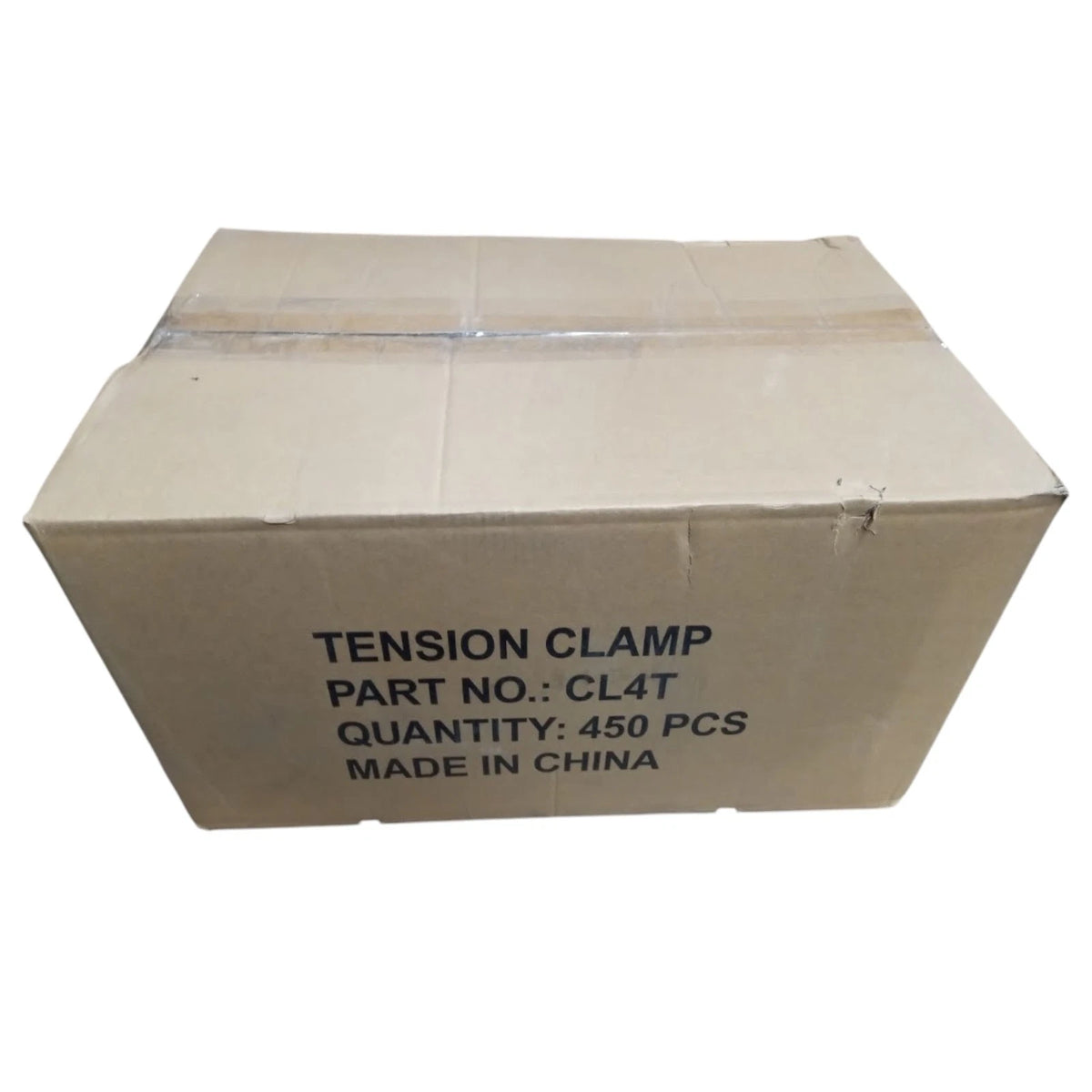 Box of 450 Dryer Venting Metal Tension Squeeze Clamps for