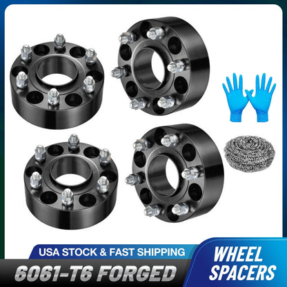 Hubcentric Wheel Spacers 1.25" 1.5" 2" for Chevy Silverado GMC Yukon (2000–2018)