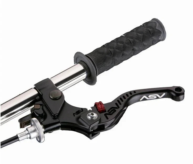 ASV C5 Black Shorty Brake Lever for Kawasaki Ninja ZX-6RR (2003–2004)