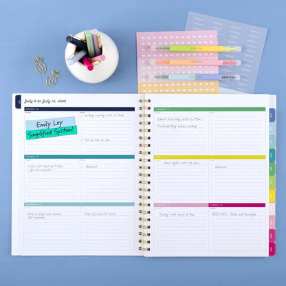 Planner 2026-2027 Weekly & Monthly Academic July-June 8-1/2" x 11"