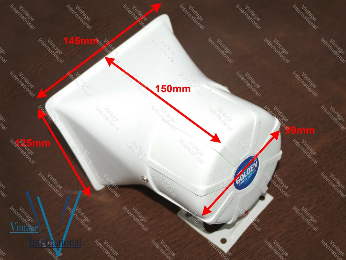 12V Loud Tone Electronic Siren for Police Ambulance Fire Vehicle