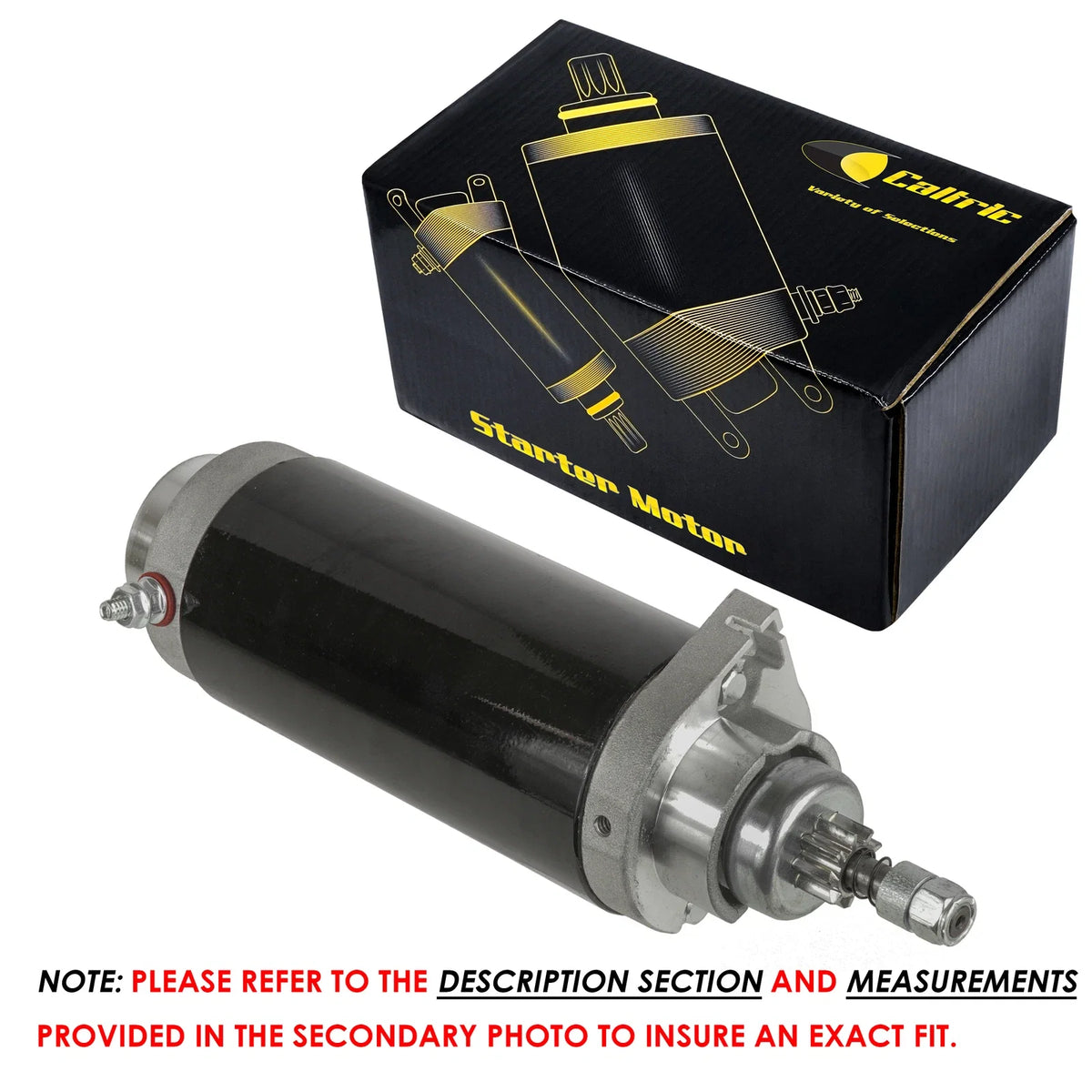 Caltric Starter for Marine Outboard V225ELPT V225EXLPT (1980)