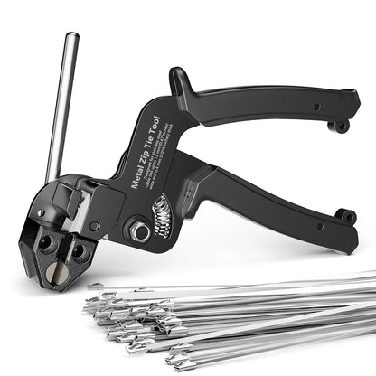 Metal Zip Tie Tool for Universal Use (100 PCS, 11.8 Inch)