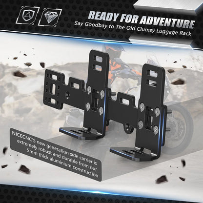 Adjustable Luggage Rack Side Carrier Kit for KTM 790 Adventure (2019–2024)
