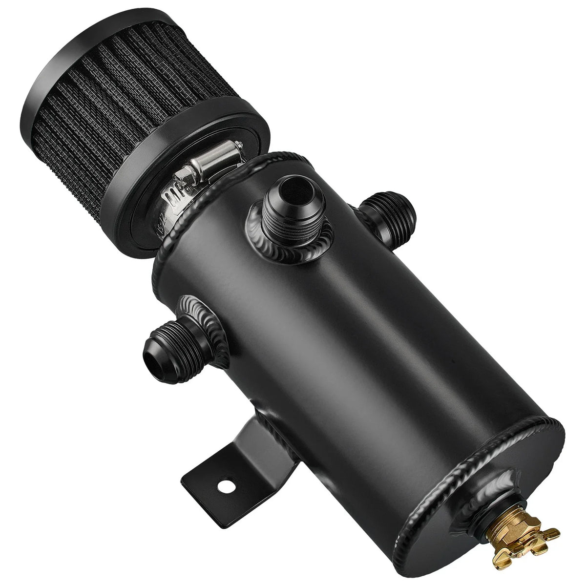 3-Port Baffled Oil Catch Can Reservoir Tank for Universal (2010–2024)