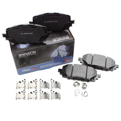 Set of 4 Akebono ProACT Front Disc Brake Pads for Mazda MX-5 Miata (2016–2019)