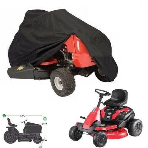 Waterproof Zero Turn Lawn Mower Cover Protector 145x85x98cm 57''