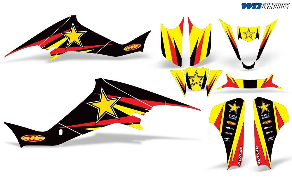Decal Graphic Kit for Suzuki LTZ400, Kawasaki KFX400 (2003–2008)