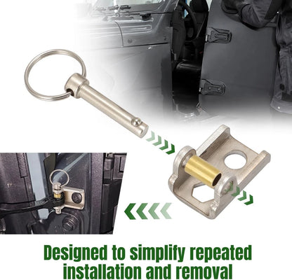 Set of 4 Quick Connect Door Bracket Assembly for Jeep Wrangler & Gladiator (2018+)