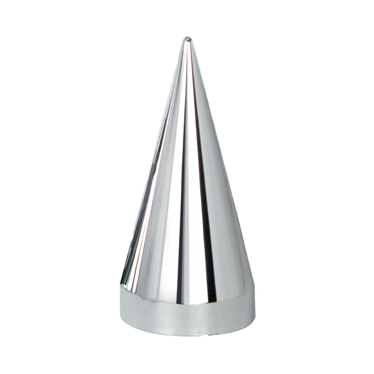 Chrome Spike Lug Nut Covers Thread-On 33mm for Chevrolet Silverado (2007–2024)