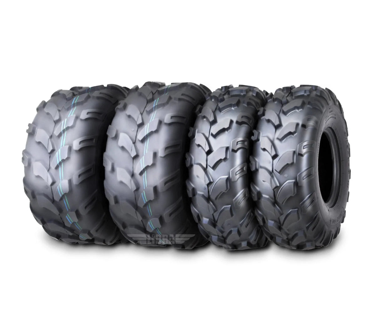 Set of 2 ATV Tires 19x7-8 & 18x9.5-8 for Polaris Scrambler 90 (2003)