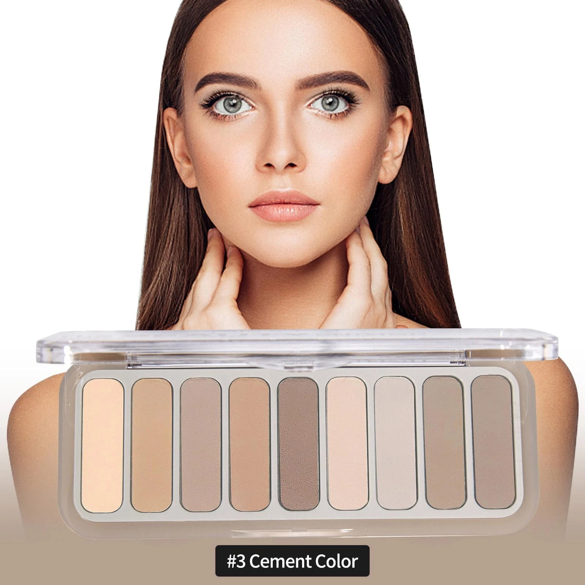 9-Color Matte Eyeshadow Palette Waterproof for Makeup Enthusiasts