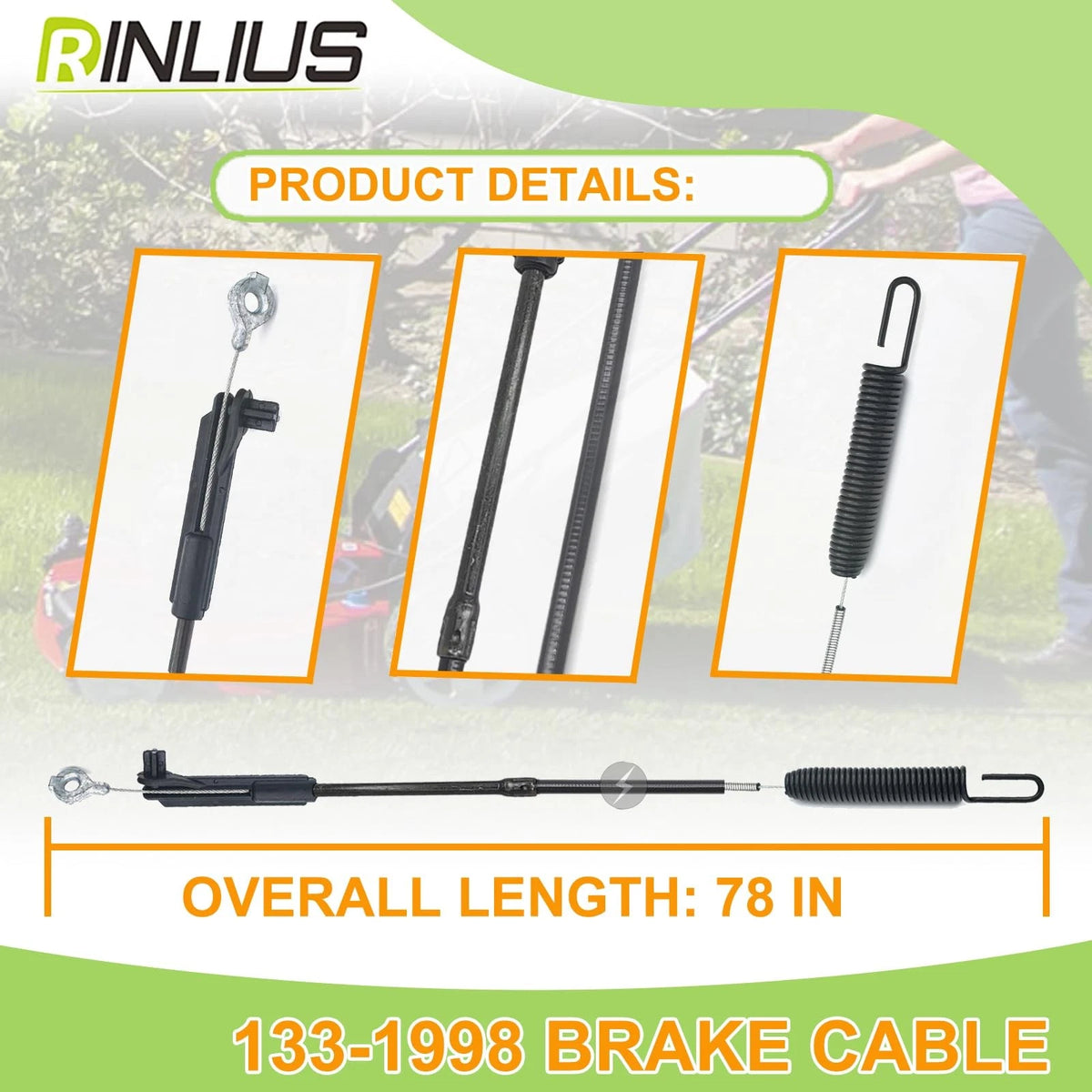Brake Cable for Toro TimeMaster (2013–2023)