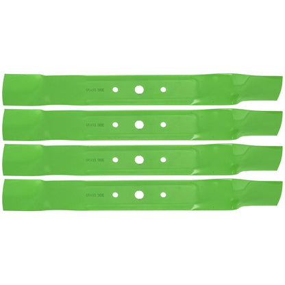 Set of 4 Mulching Blades for John Deere L100 L110 (GX20433, GX20249, GY20567)