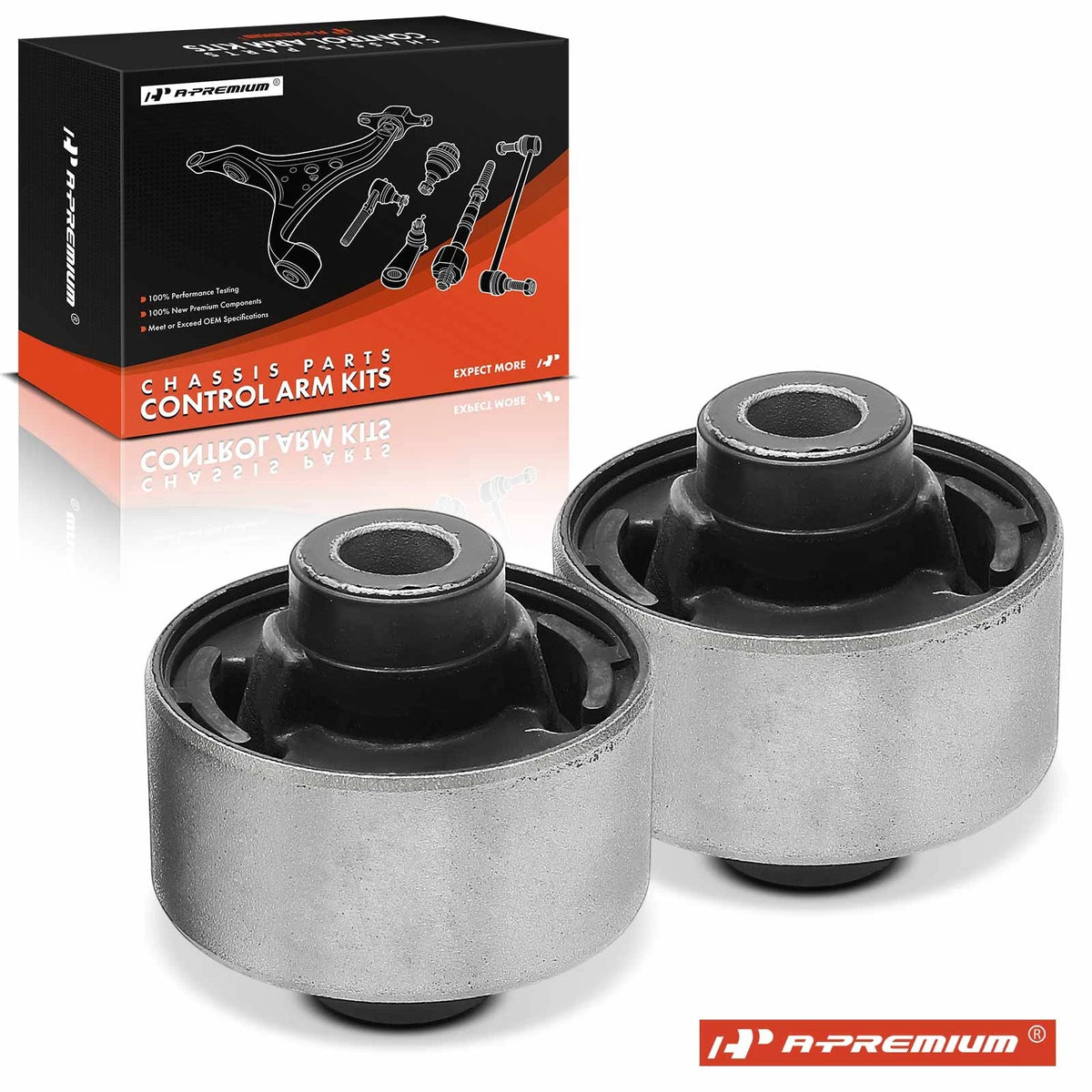 2X Front Lower Forward Control Arm Bushing for Honda Civic (2001–2005) 513915SA801, 51391S5A024, 51391S5A801, K200149