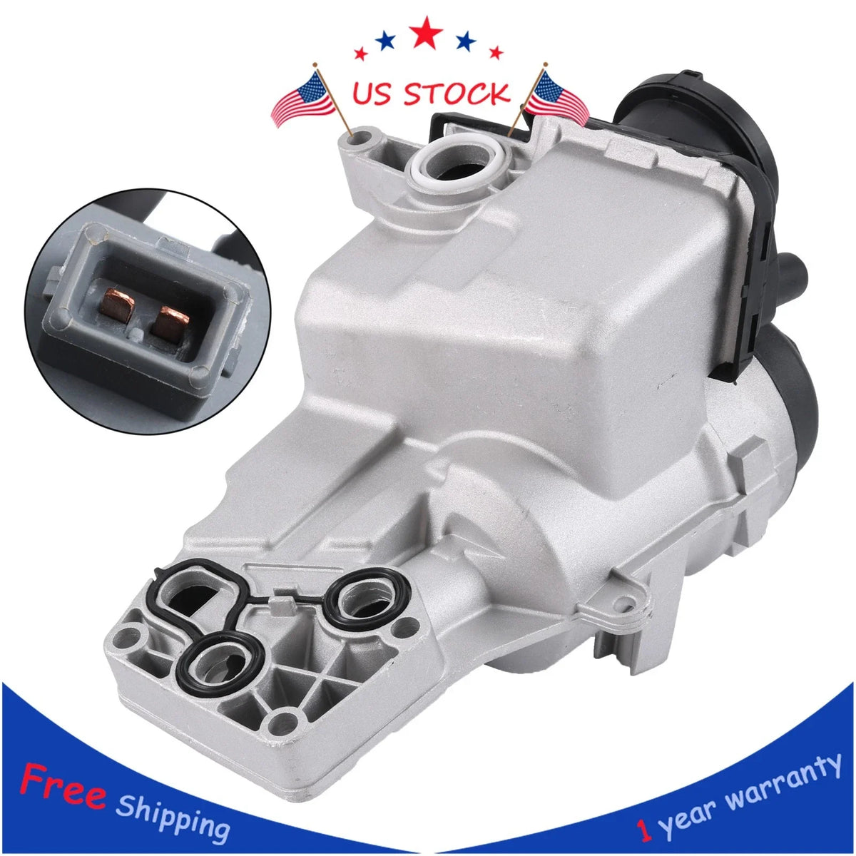 Oil Filter Housing for Volvo S40 V50 S60 V60 XC60 XC70 C70 C30 (2004–2016)