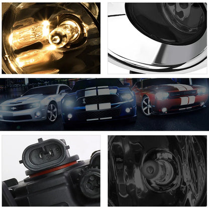 Fog Lights for Nissan Pathfinder (2013–2016) - Smoked Lens, Switch, Chrome Bezel