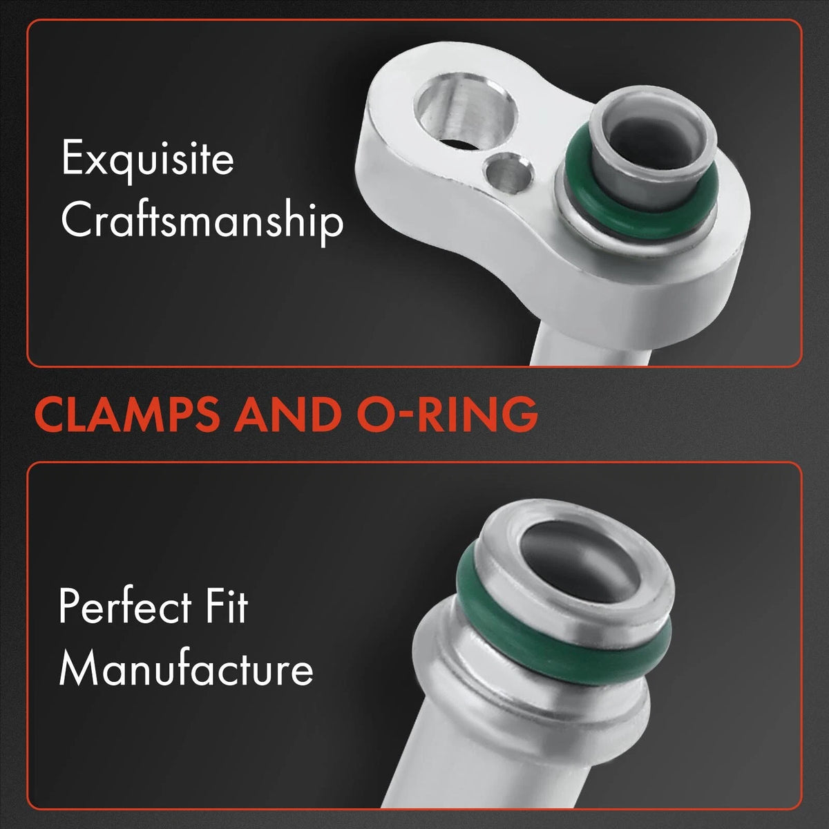 A/C Refrigerant Discharge Hose Assembly for Mercedes-Benz GL320 ML320 (2007–2012) 1648300415, HA111903C
