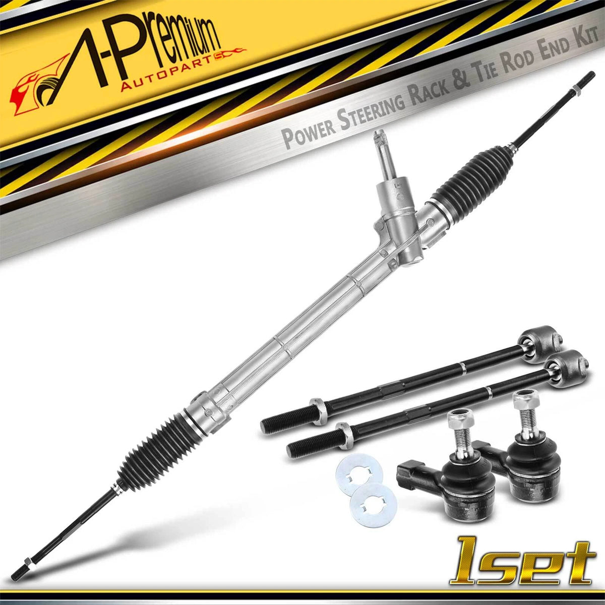 Power Steering Rack & Pinion & Tie Rod Kit for Chevy Sonic (2012–2016) 94537893, 95461509, 23-1013, EV800936, ES800929