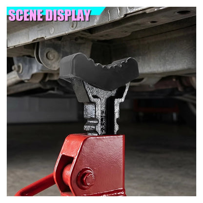 2X Heavy-Duty Non-Slip Car Jack Stand Pads for Universal Use
