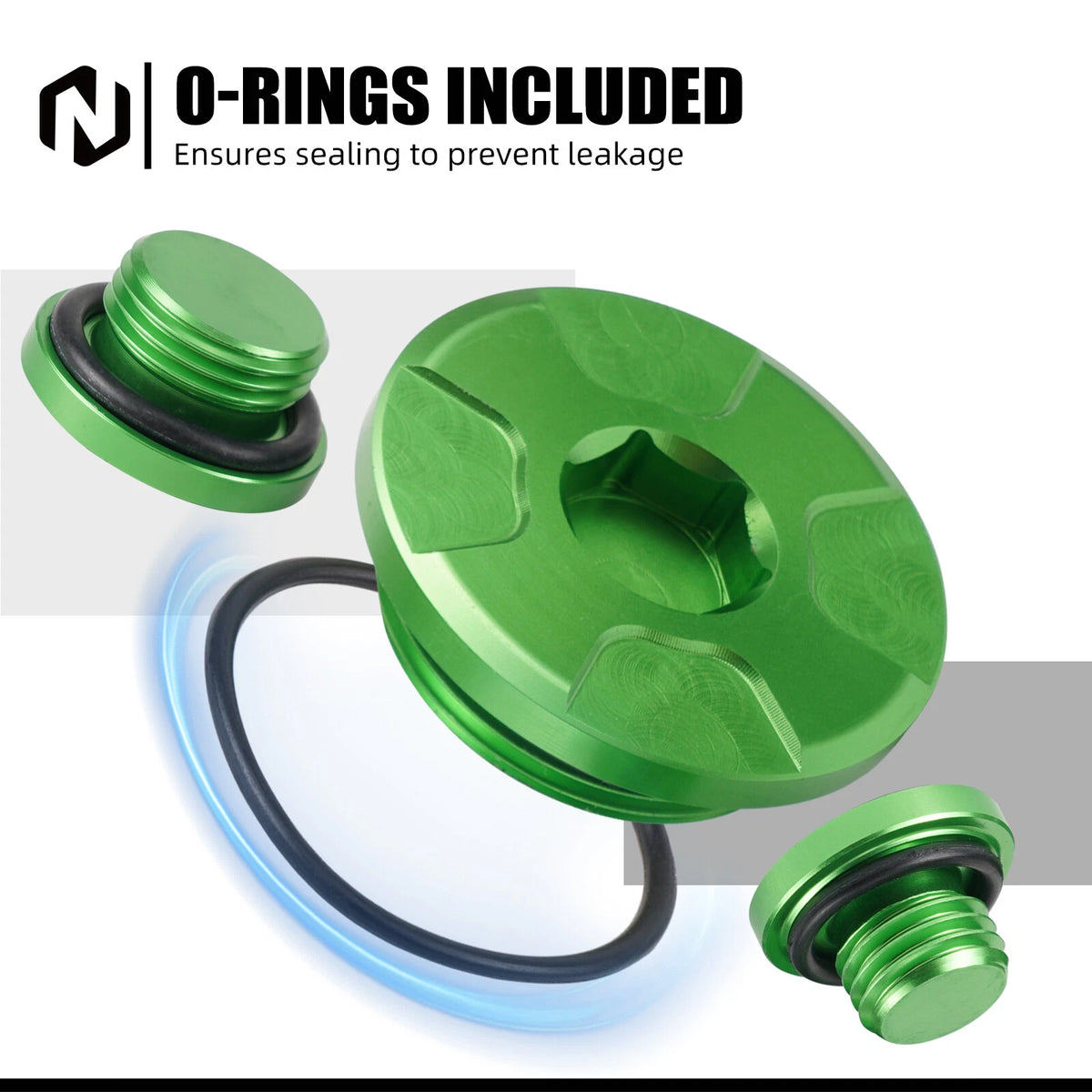 Engine Oil Filter Plugs Bolt for Kawasaki KX450F KX250 KX450 (2011–2020)