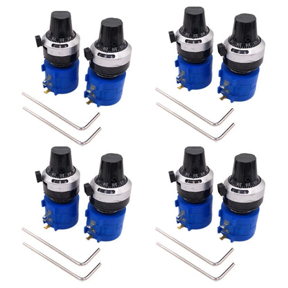 8 Sets 5K Ohm 3590S Potentiometer 10 Turn Rotary Knob for